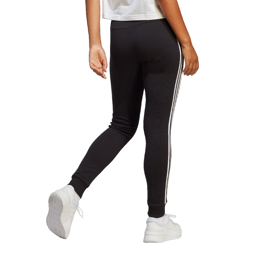 ADIDAS Women's Essentials 3-Stripes French Terry Cuffed PANTS