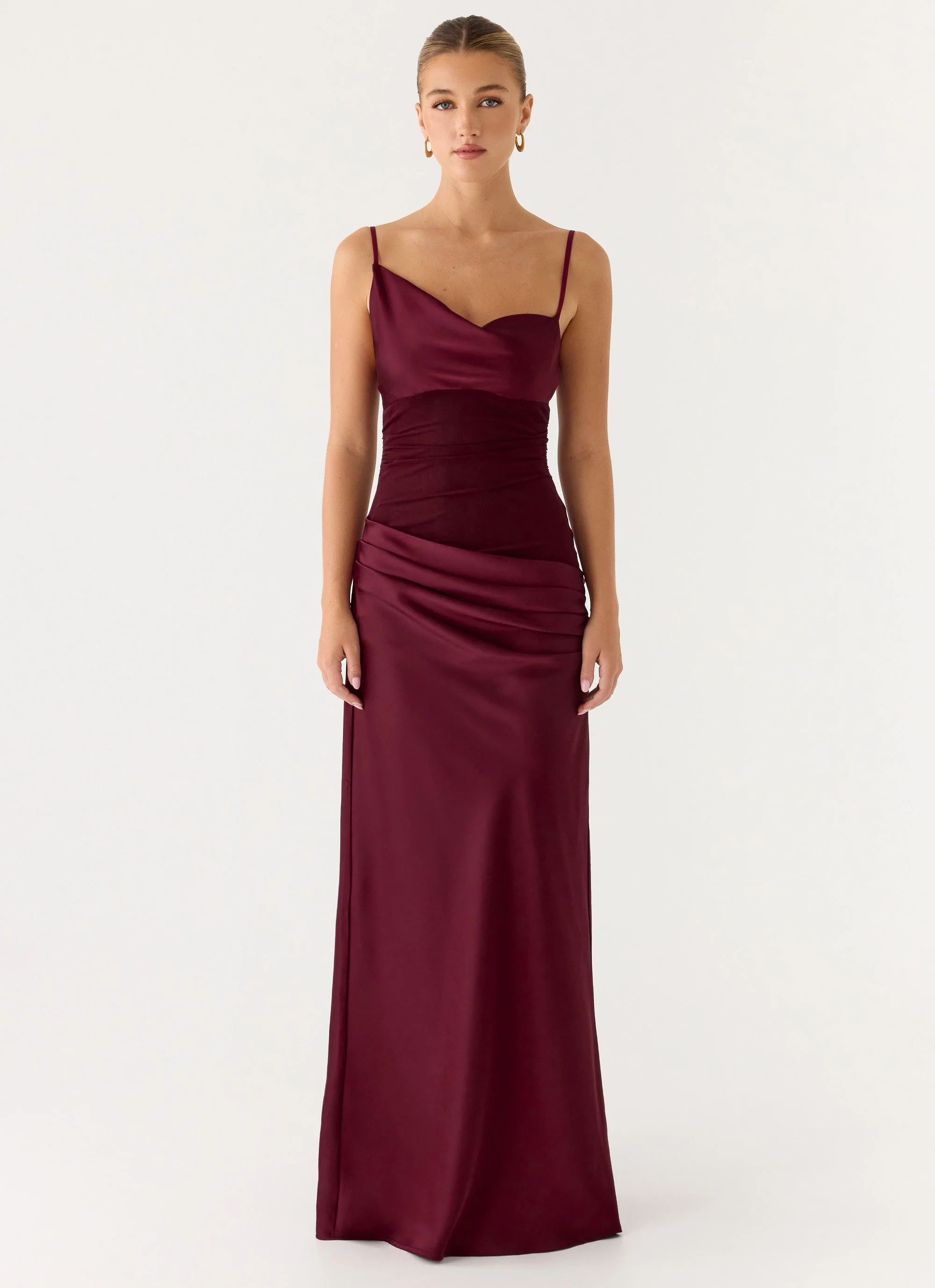 Eternal Energy Maxi Dress - Merlot - luluinthesky