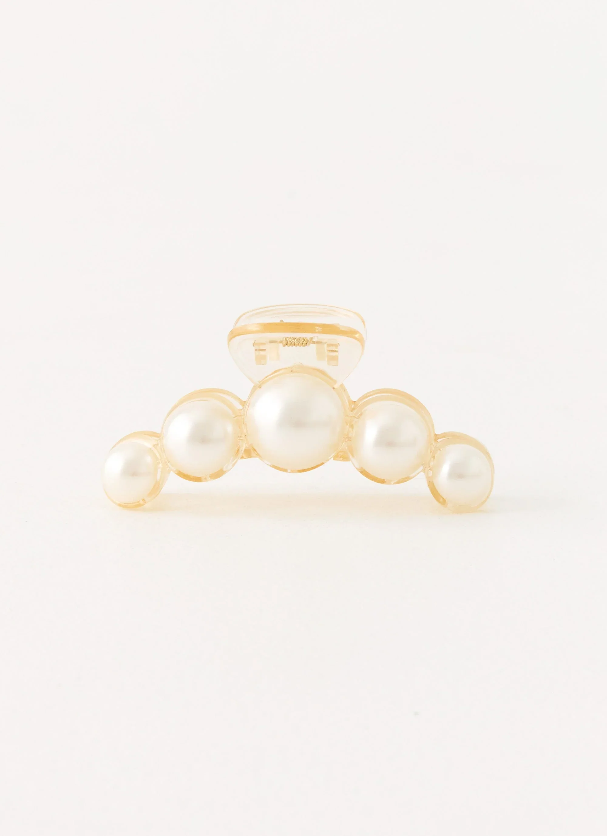 Oyster Club Claw Clip - Pearl