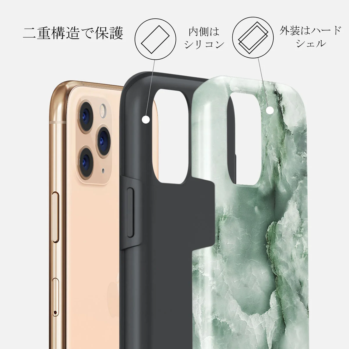 Pistachio Cheesecake - Green iPhone 11 Pro ケース