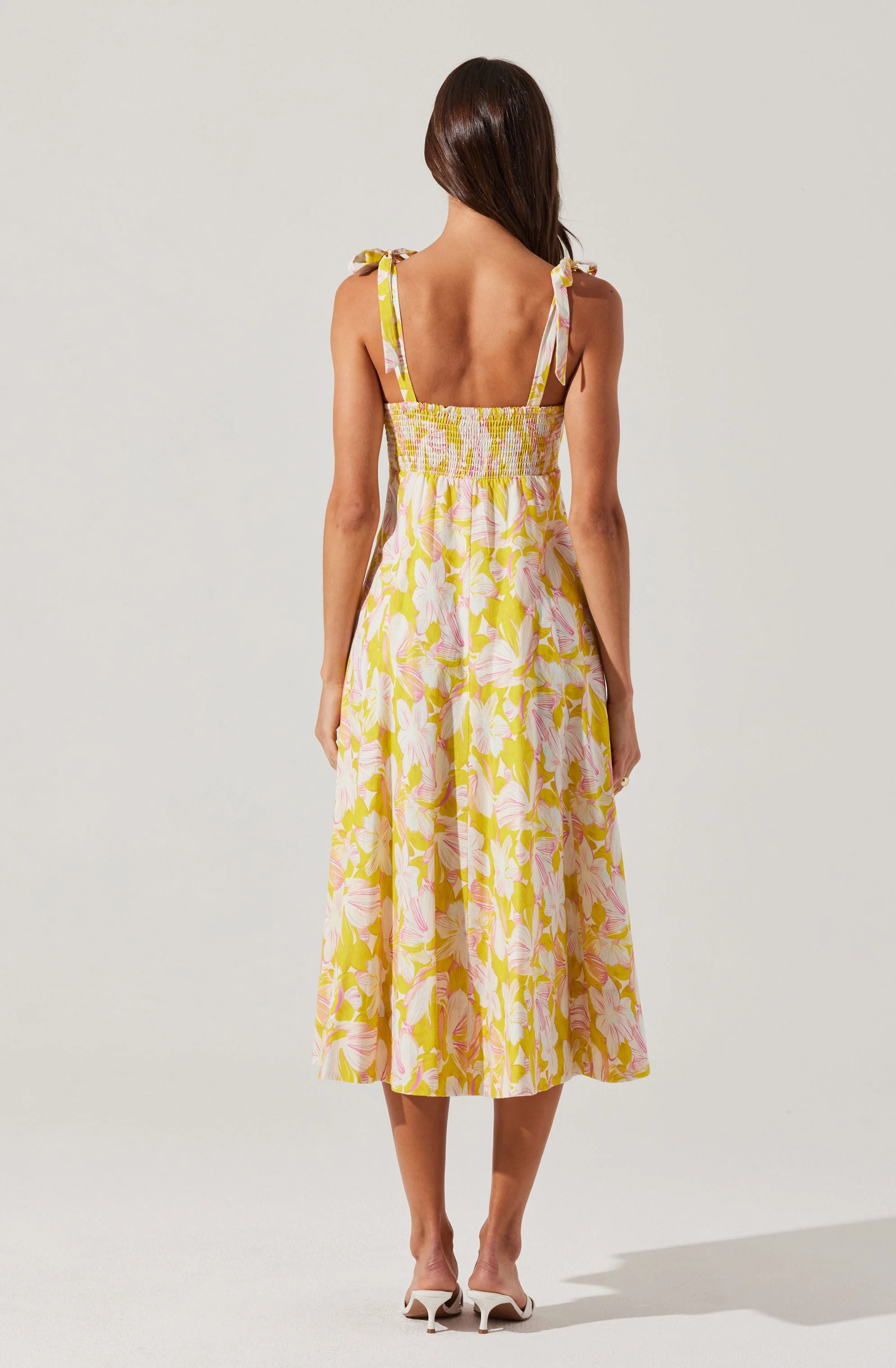 Shiann Patchwork Print Midi Dress