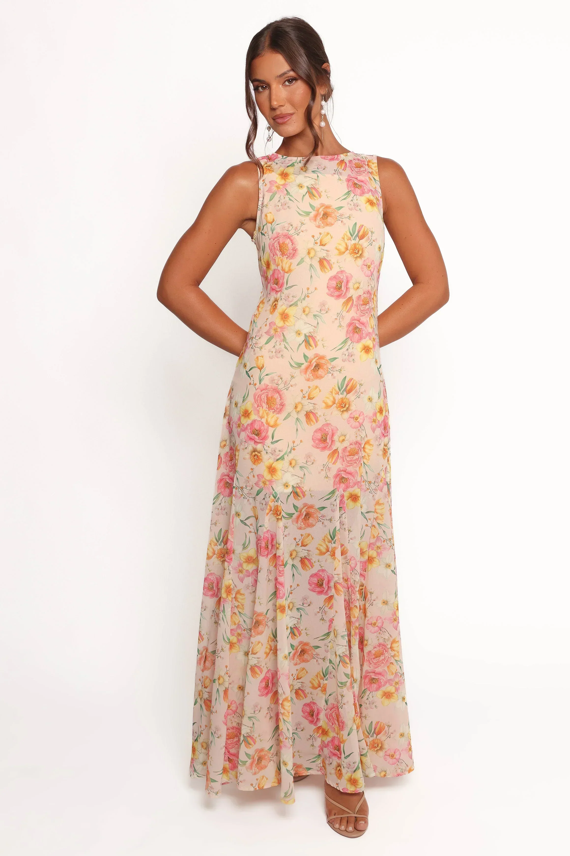 Keani Maxi Dress - Peony - luluinthesky