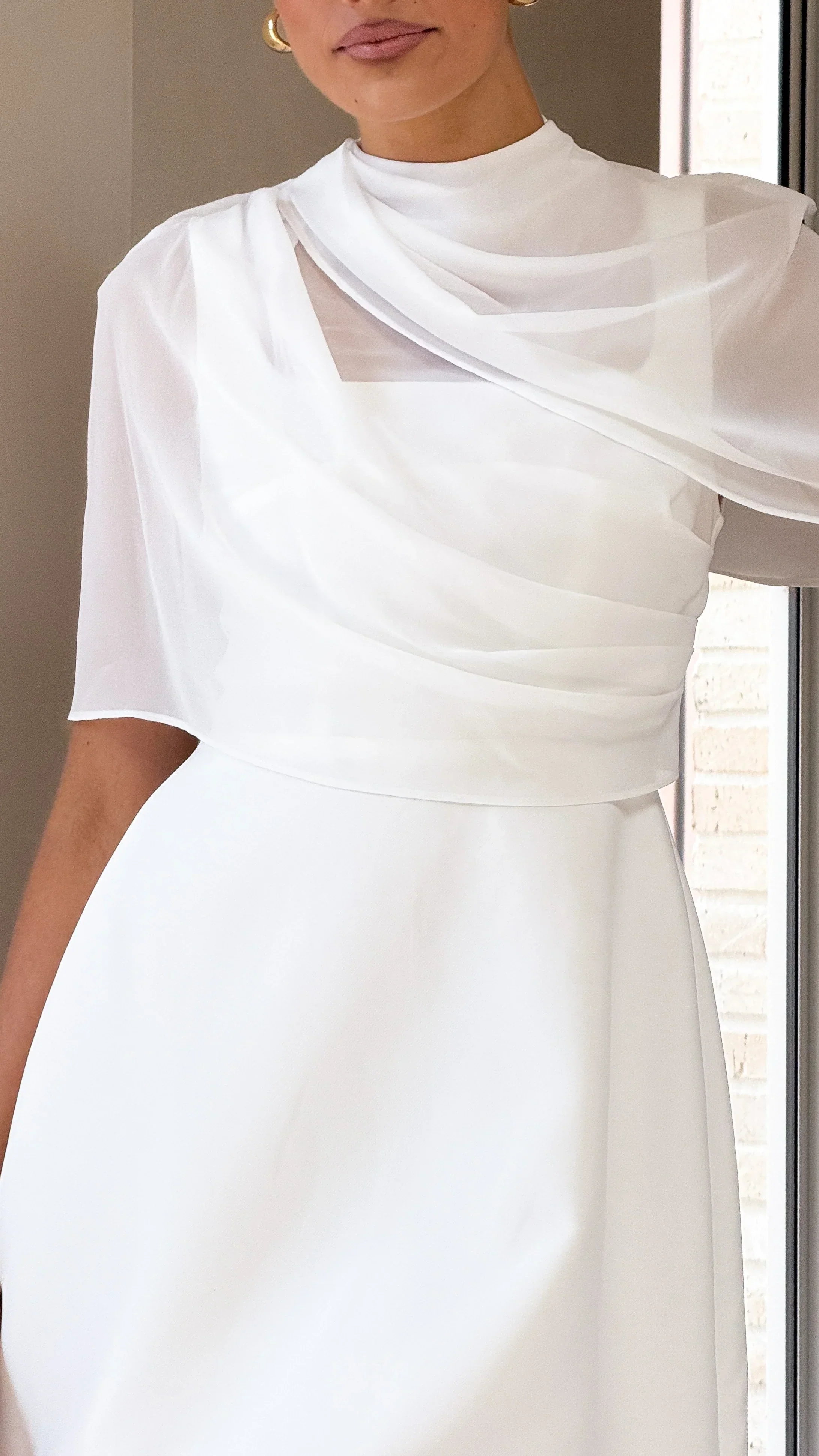 Zahni Mini Dress - White - luluinthesky