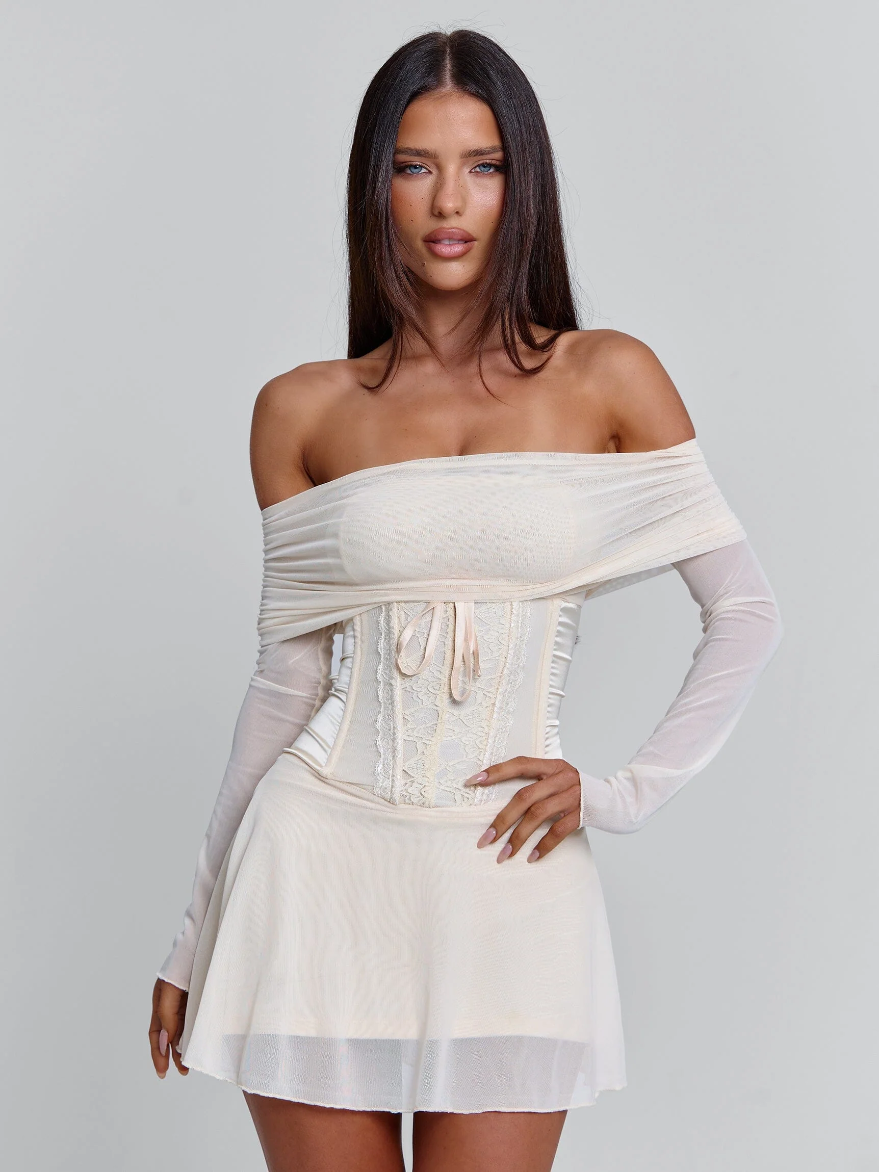 Orla-Mini-Dress-Beige