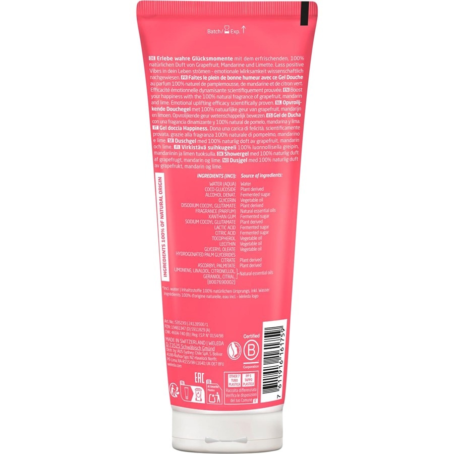 WELEDA Pielęgnacja pod prysznicem Happiness Shower Gel Grapefruit