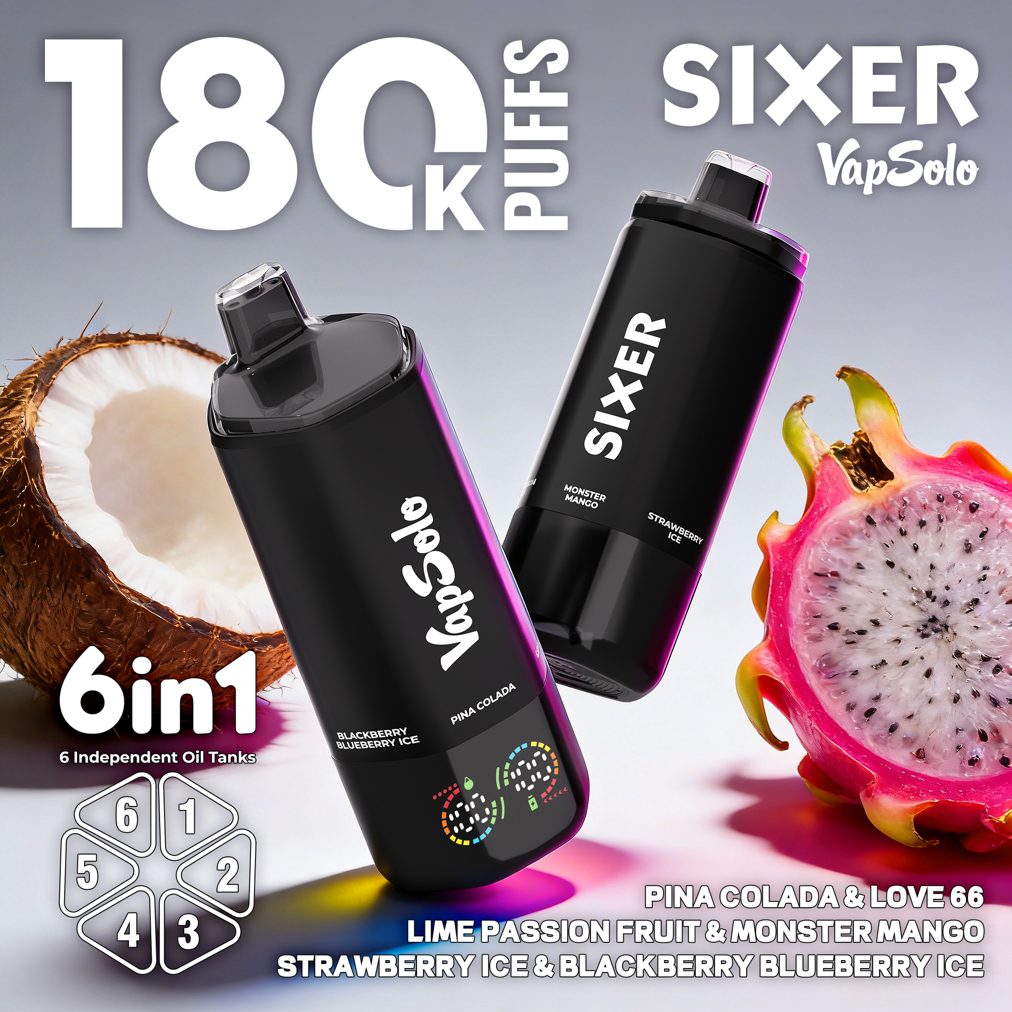 VapSolo SIXER 180K - Air Lab