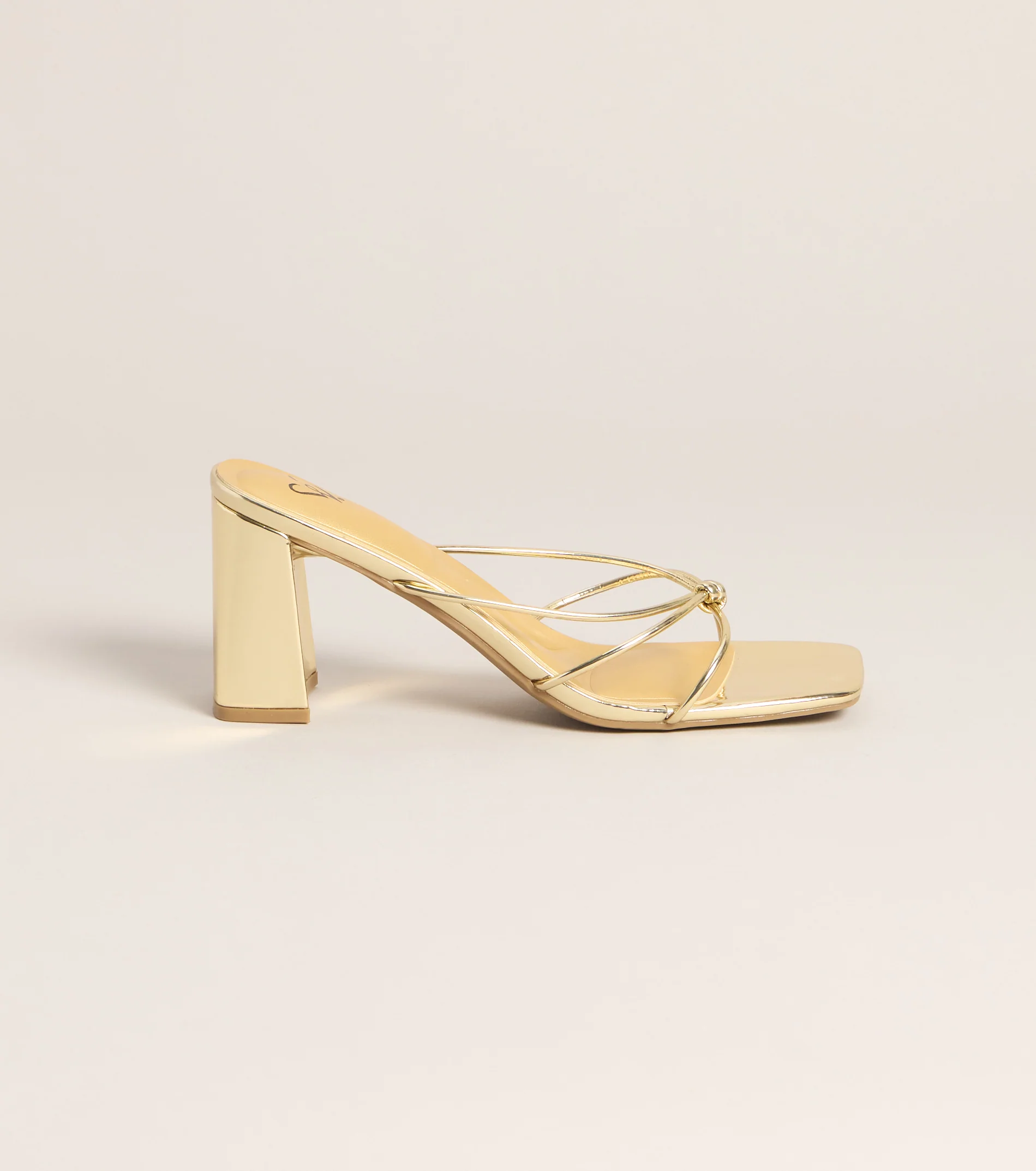 Fashion Fix Knotted Block Heel Mules