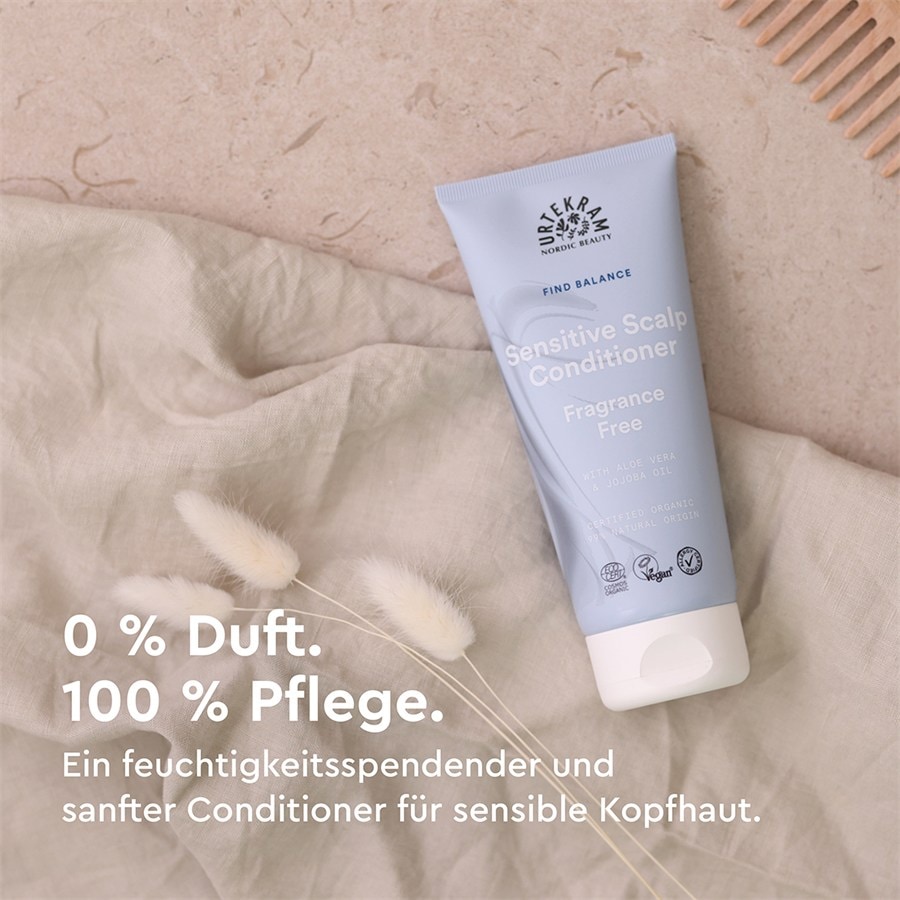 Urtekram Fragrance Free Bezzapachowa odżywka do wrażliwej skóry głowy
