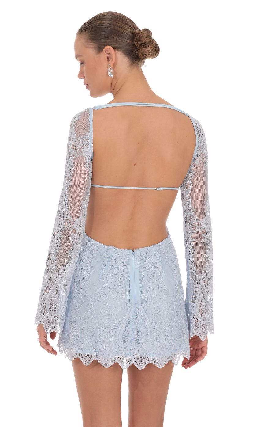 Jade lace Mini Dress
