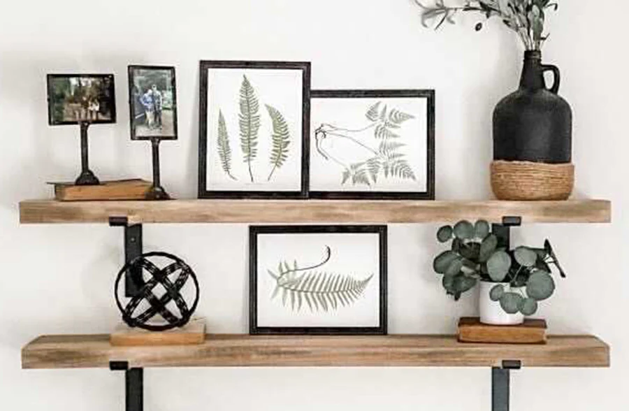 Standing Distressed Picture Frame, Set of 2