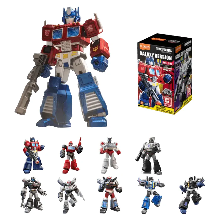 Blokees Transformers Galaxy Version 01 Roll Out  With Chase Variant
