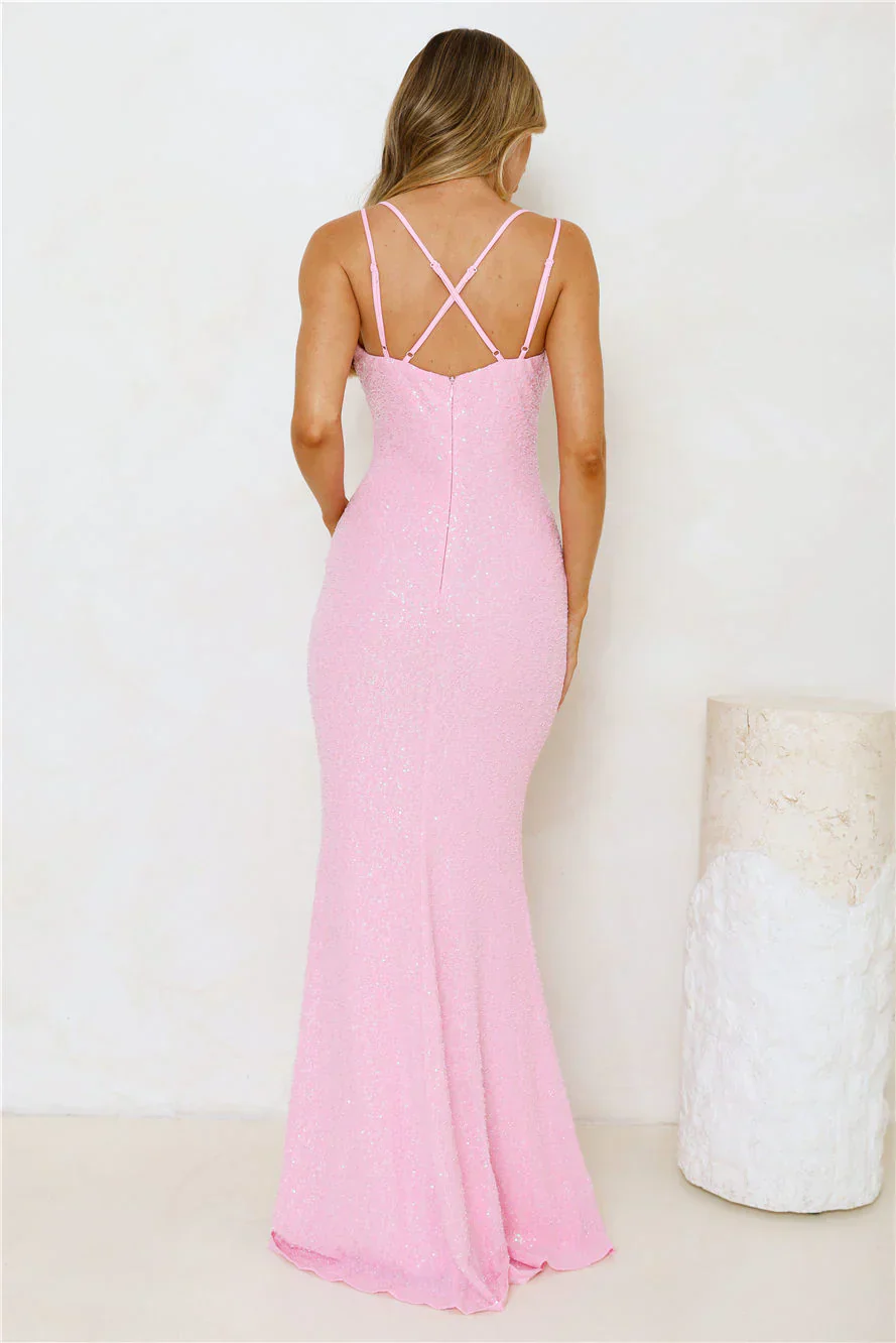 Shimmering Elegance Maxi Dress