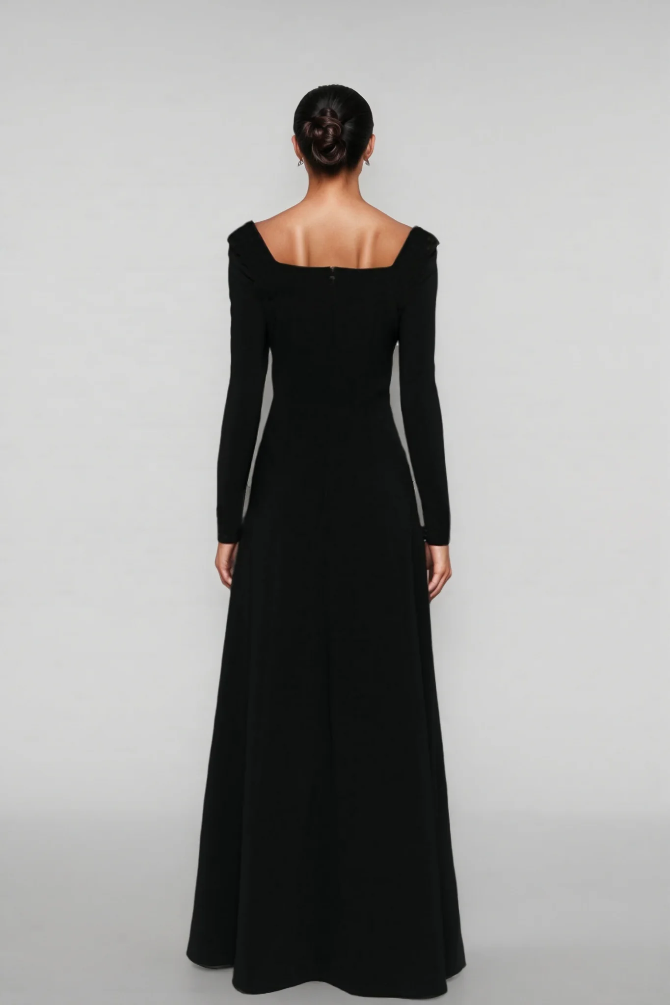 Amai Solid Colour A-line Maxi Dress