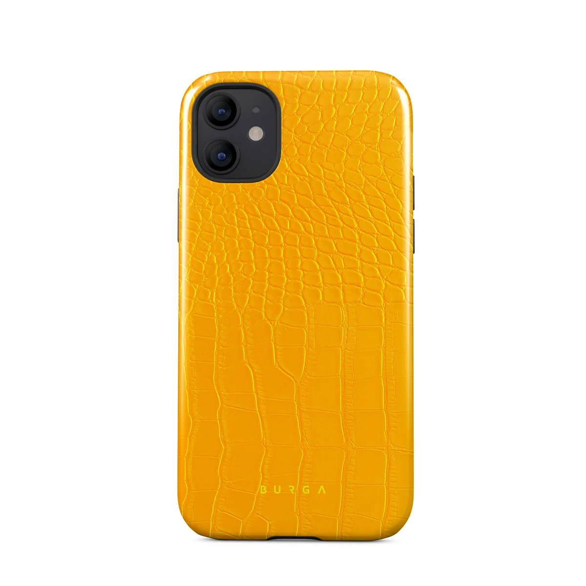 Canary Yellow - Snake Skin iPhone 12 Mini ケース
