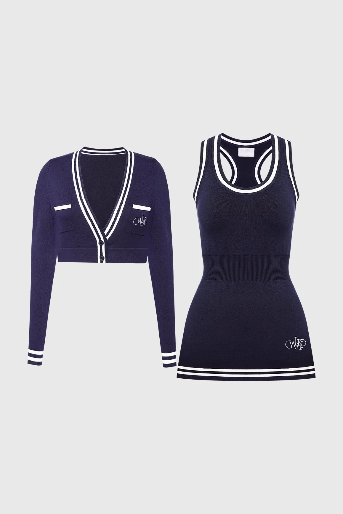 Mirto Knit Sleeveless Dress & Mirto Knit Cropped Cardigan