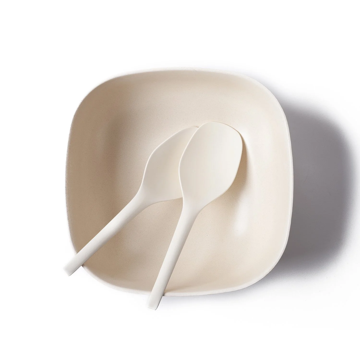 Vogeelle Large Salad Bowl - Off White