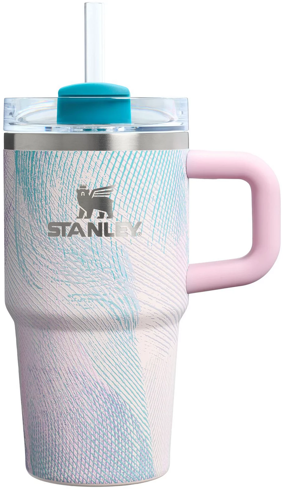 Stanley 20 oz. Quencher H2.0 FlowState Tumbler with Handle - Sea Glass Plume
