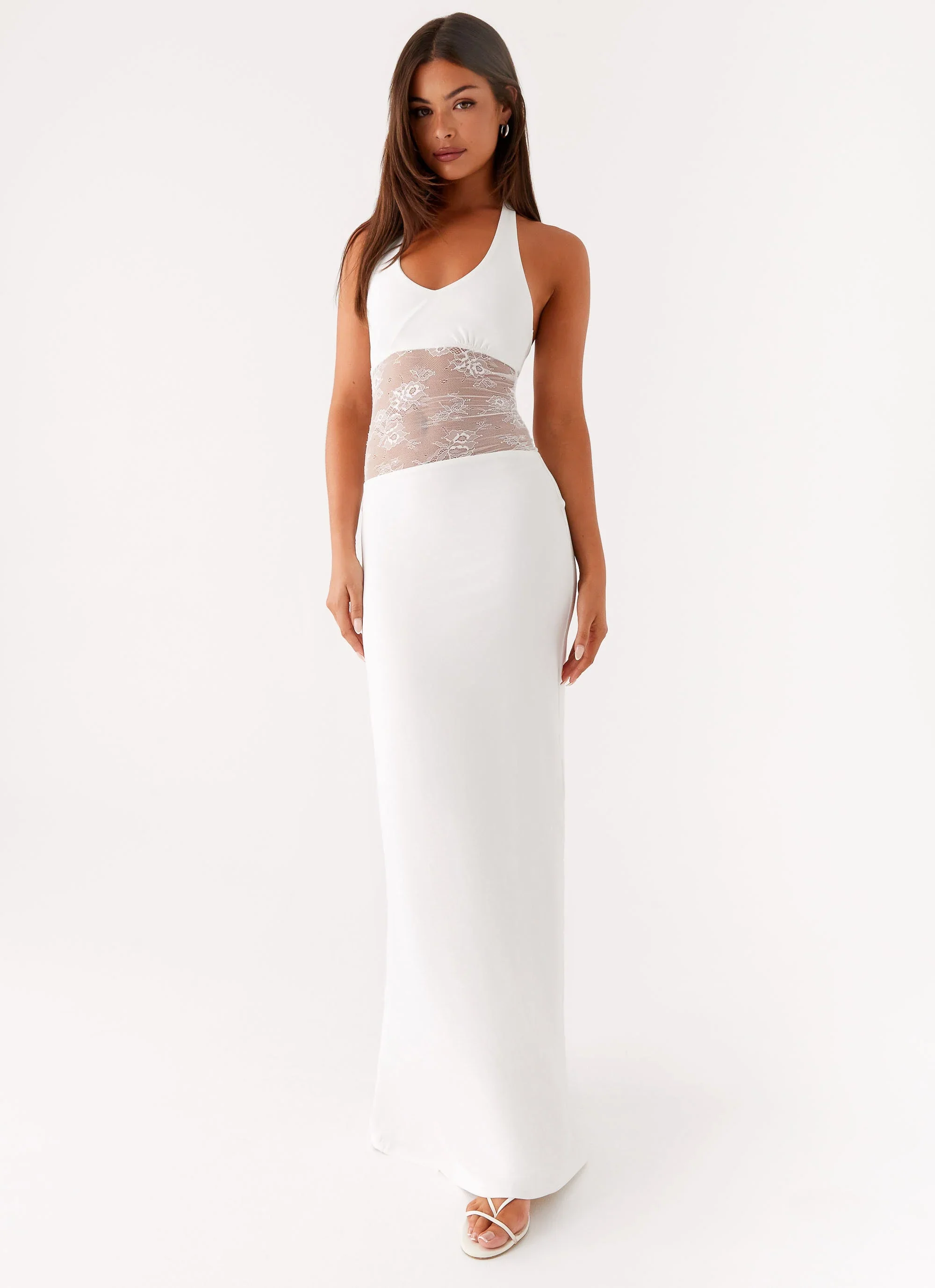 Main Focus Maxi Dress - White