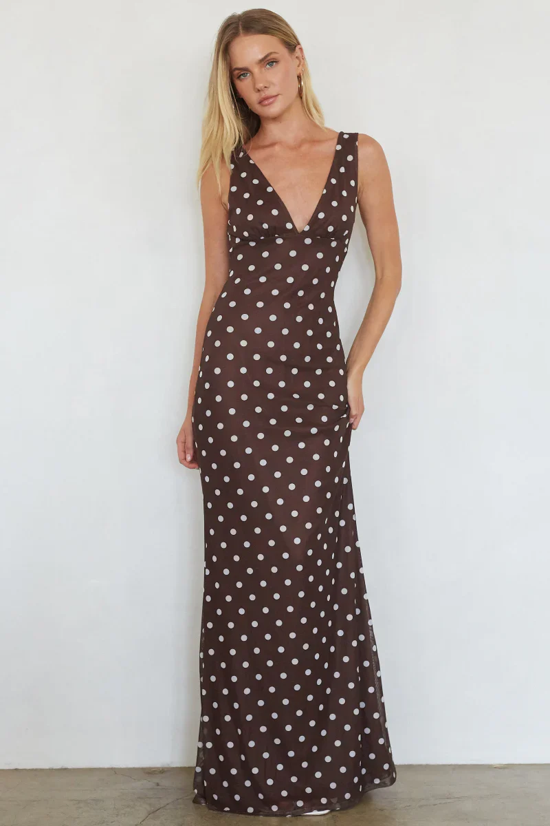 Lettie Mesh Maxi Dress
