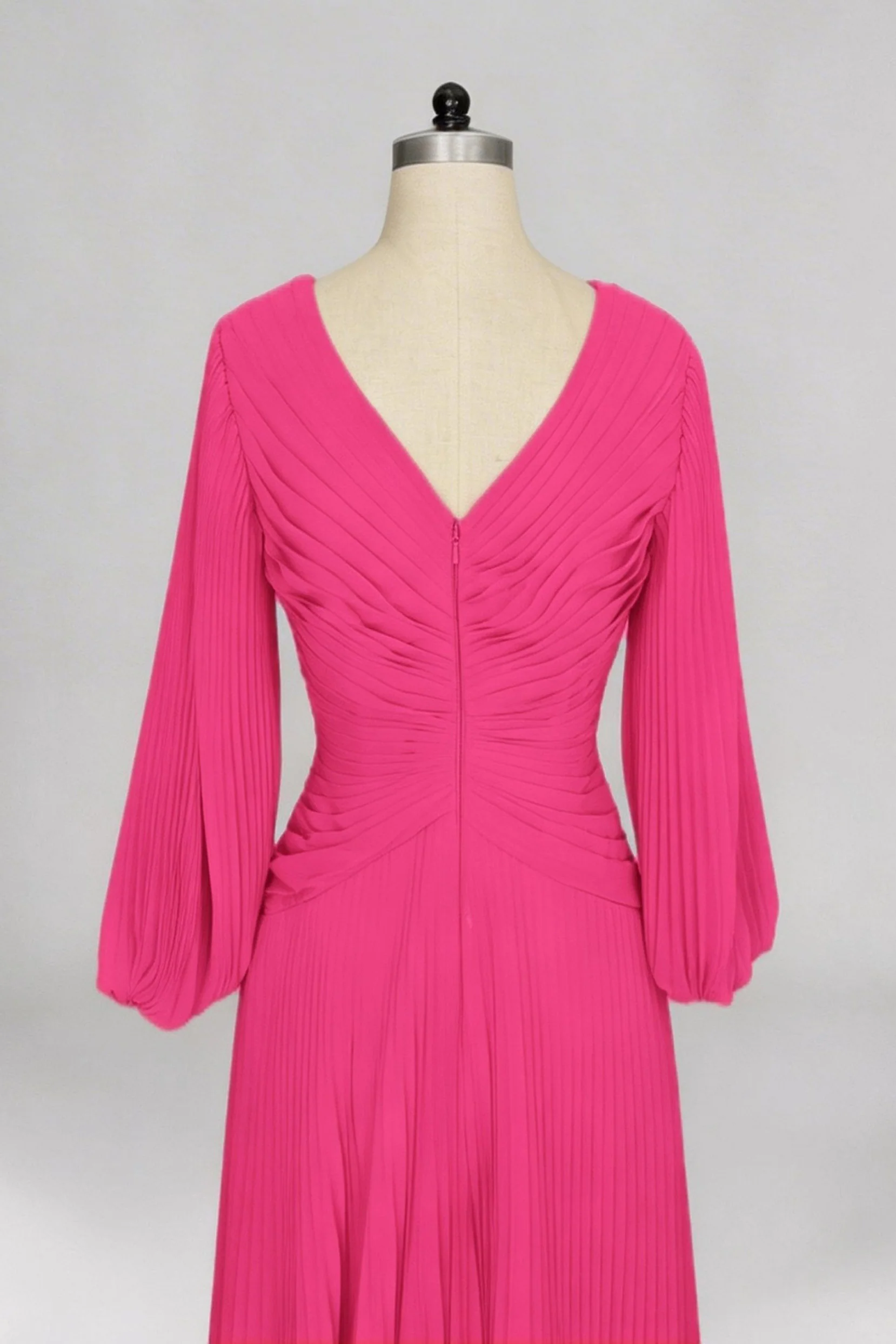 A Line V-Neck Mother of the Bride Dresses with Ruched CM0367