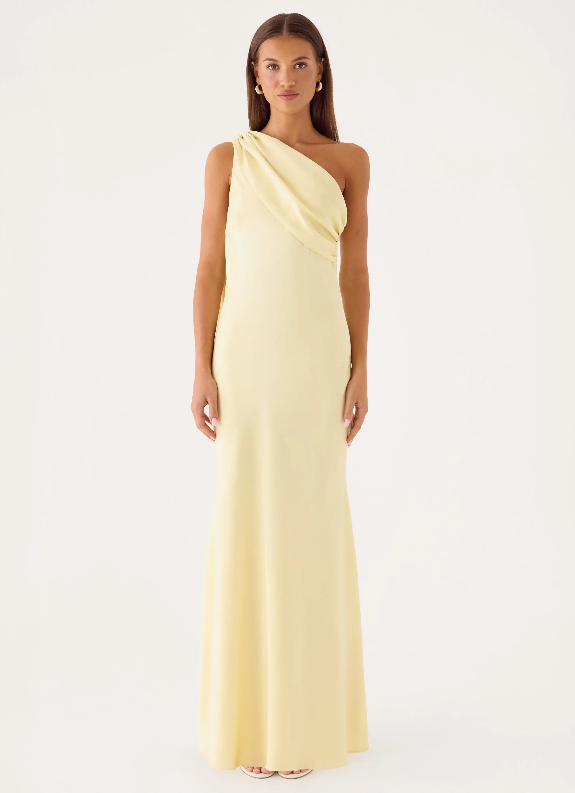 Elena Maxi Dress - Baby Yellow