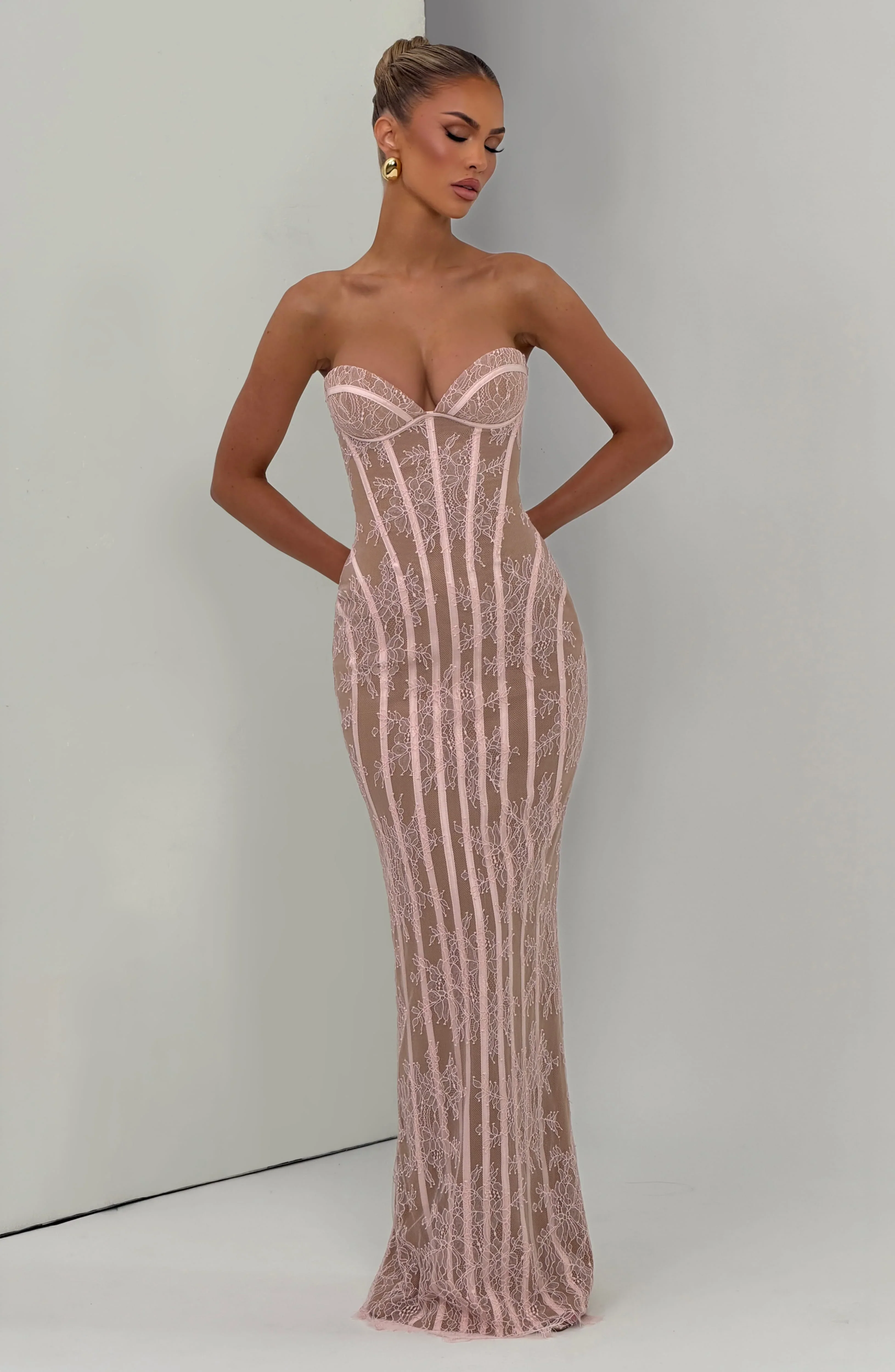Sian Maxi Dress - Blush