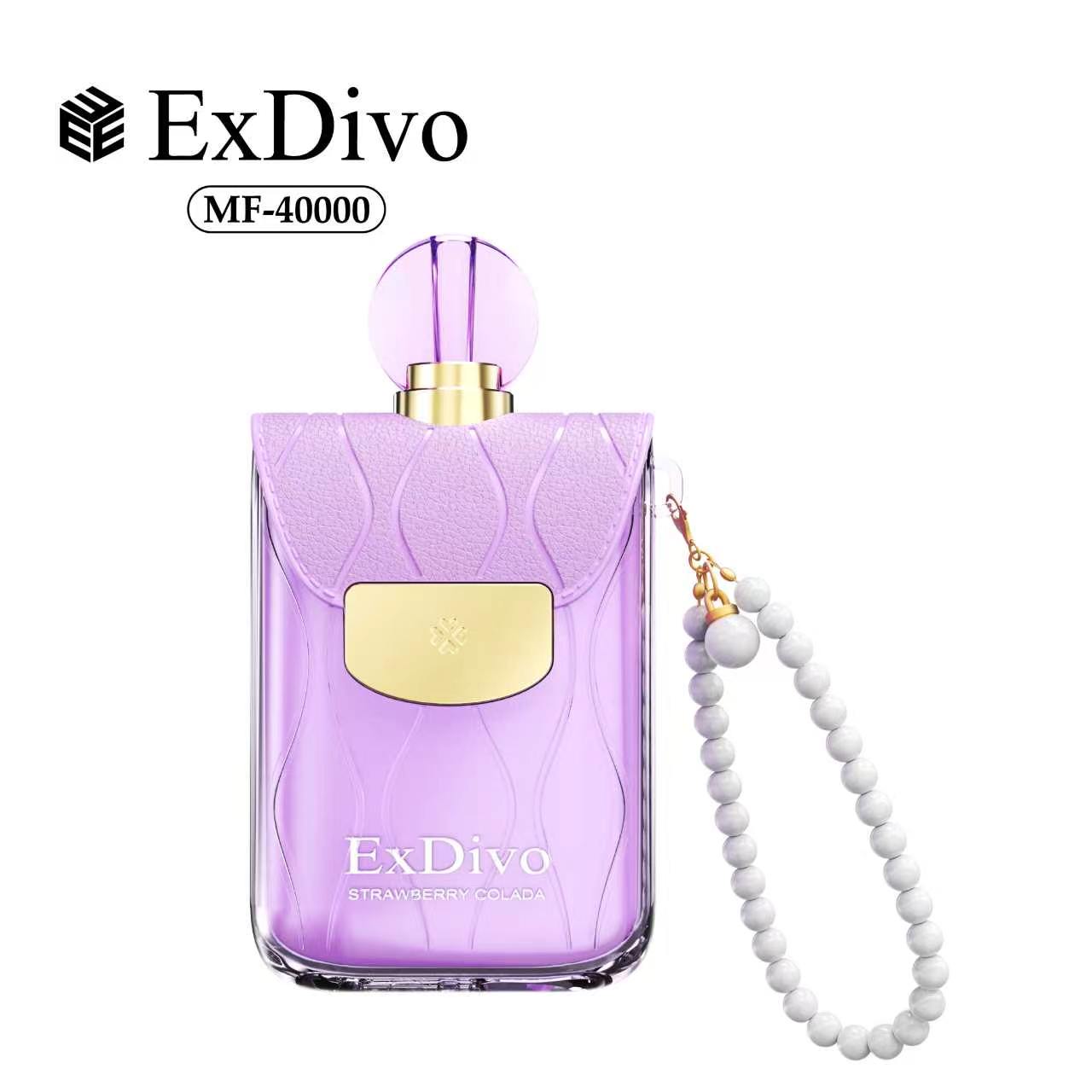 STRAWBERRY COLADA - ExDivo FLORA 40K Disposable Vape