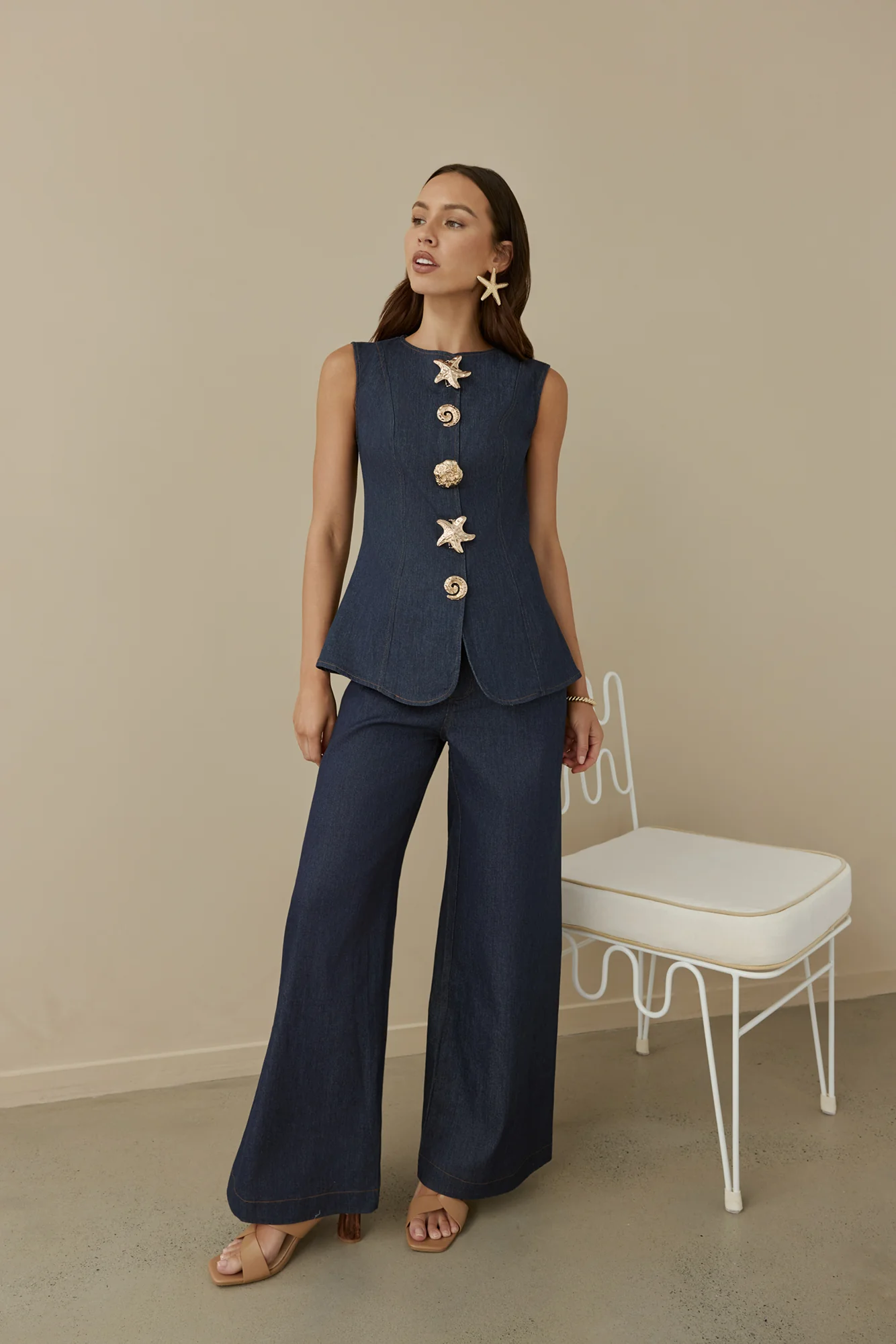 Seafarer Denim Set Navy