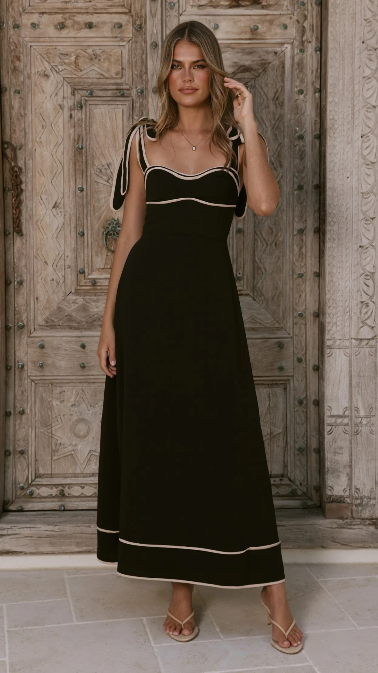 Beverly Maxi Dress - Black