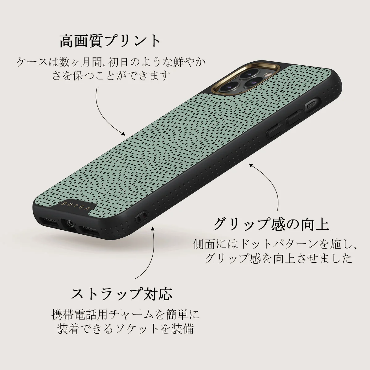 Mint Gelato - Dots iPhone 11 Pro Max ケース