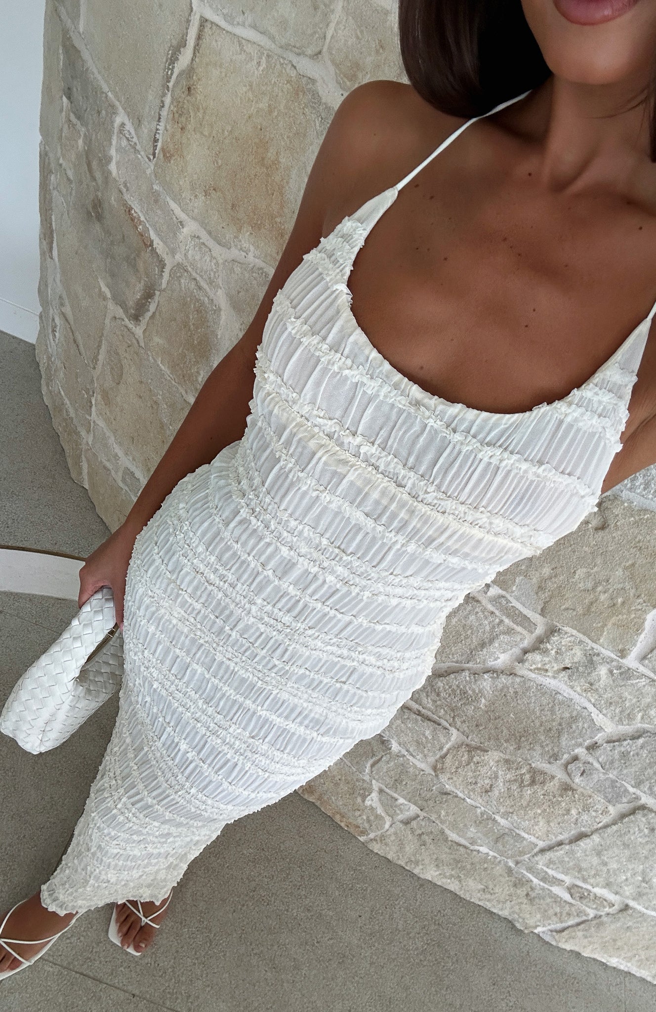 Goodbye Halter Maxi Dress - luluinthesky
