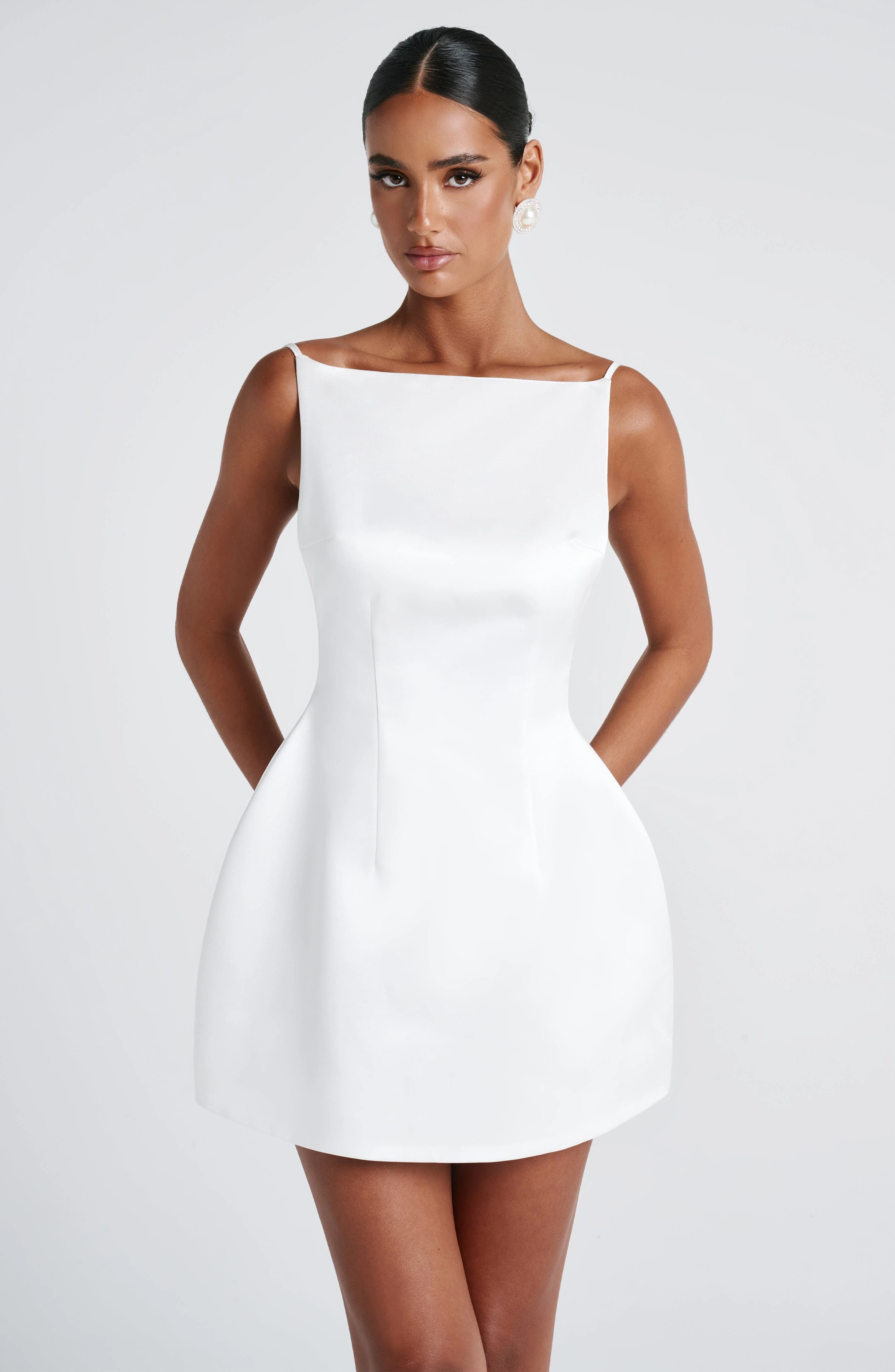 Tate Mini Dress - Ivory