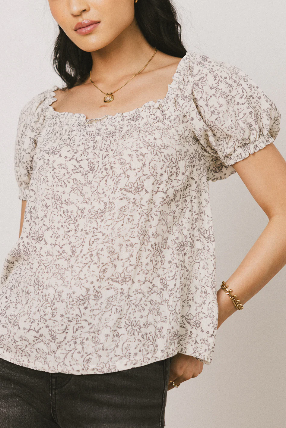 Shay Abstract Blouse