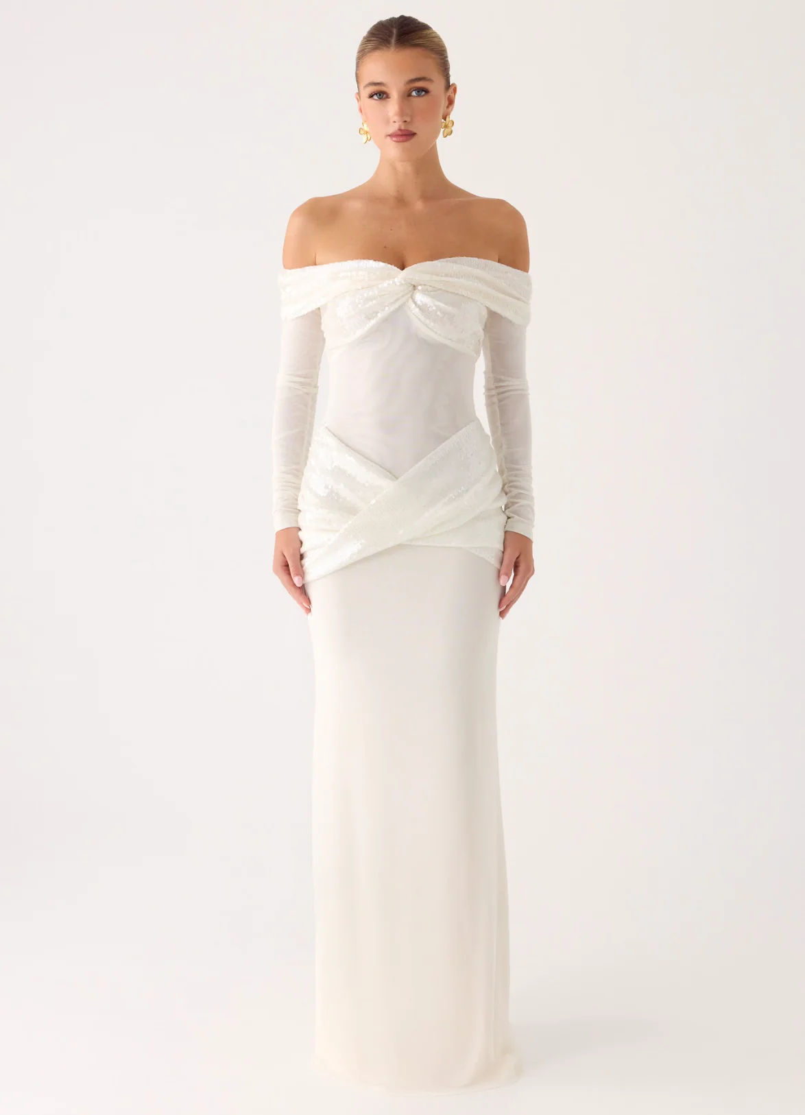 Never Really Over Maxi Dress - White