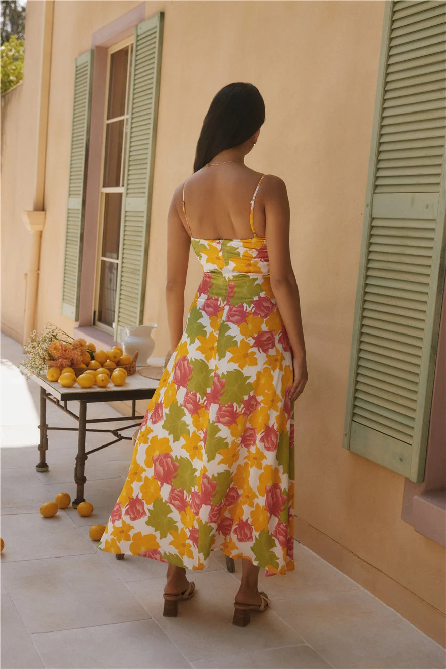 Warm Regards Maxi Dress Print