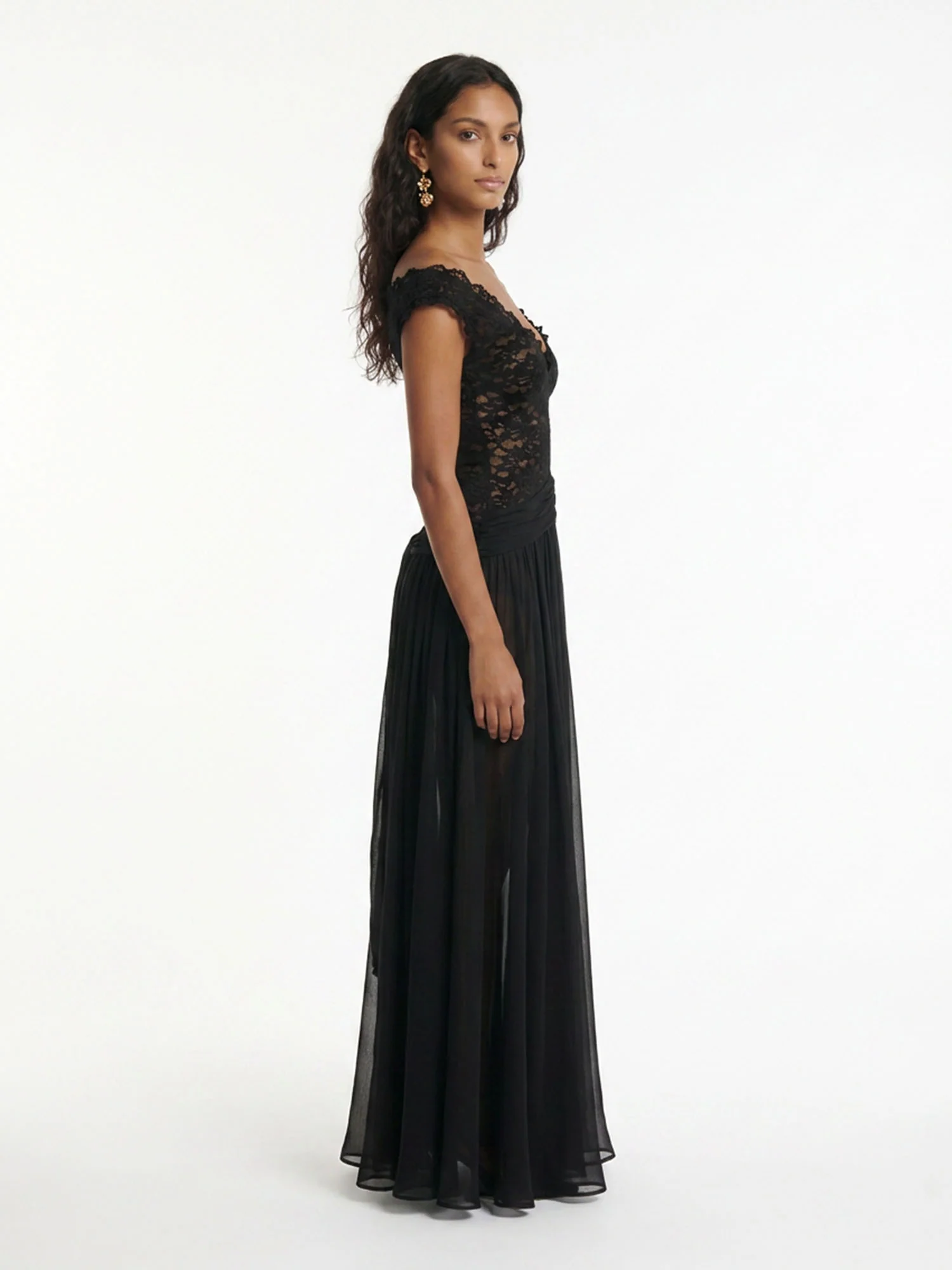 Silent Shadow Maxi Dress