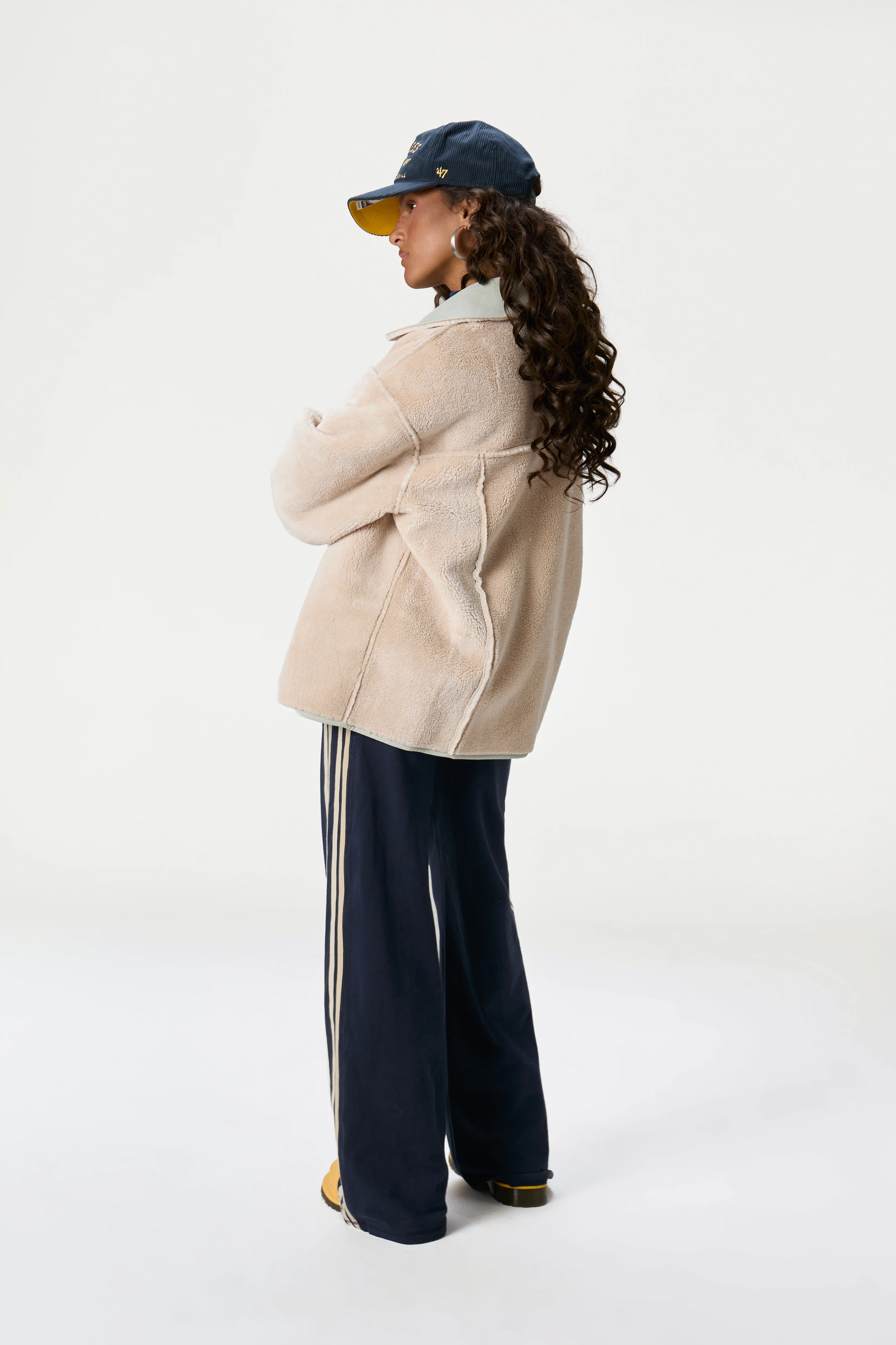 Tully Reversible Coat in Light Green