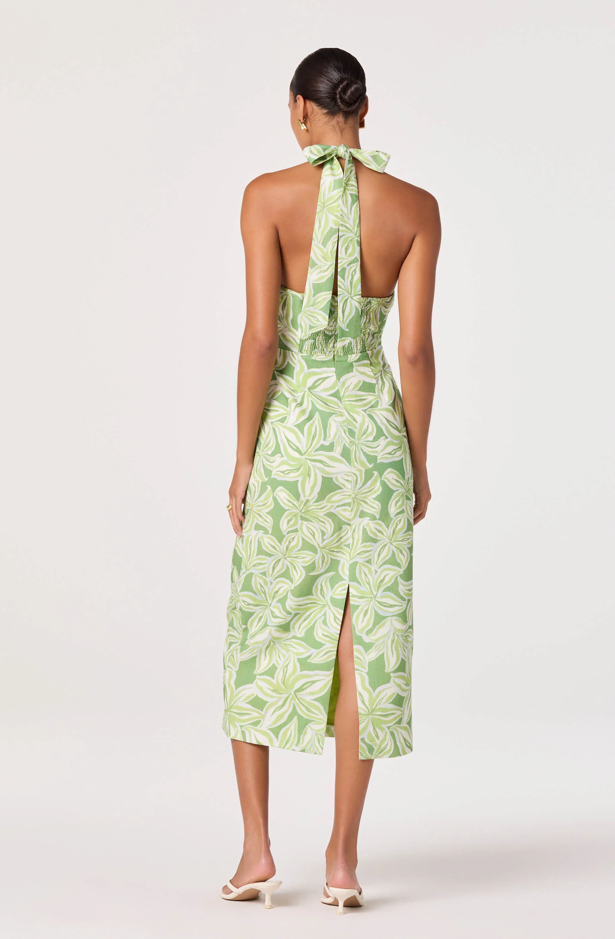 Anita Halter Keyhole Midi Dress