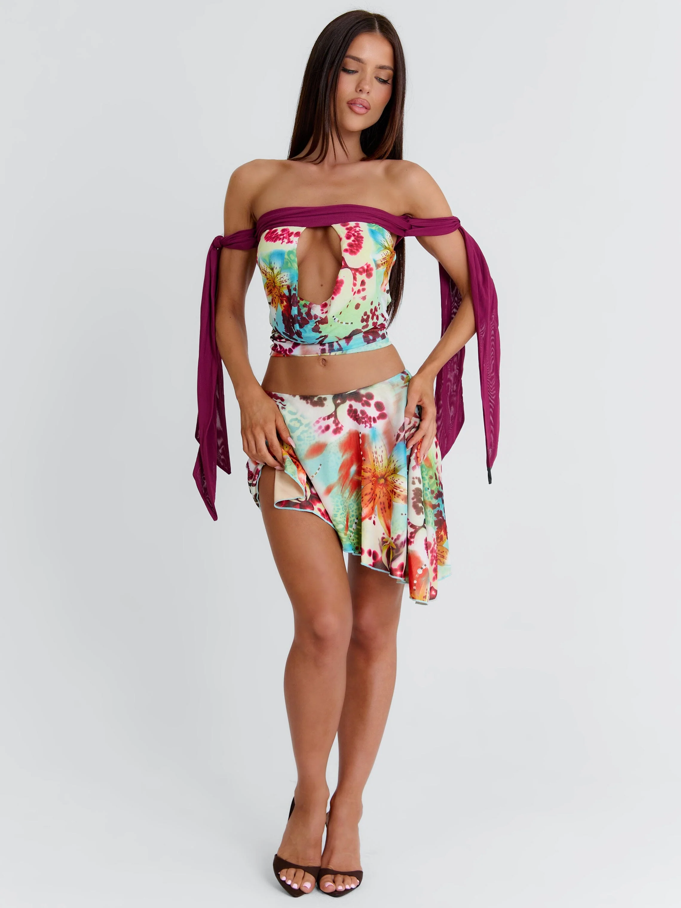 Azaria Mini Skirt Rio