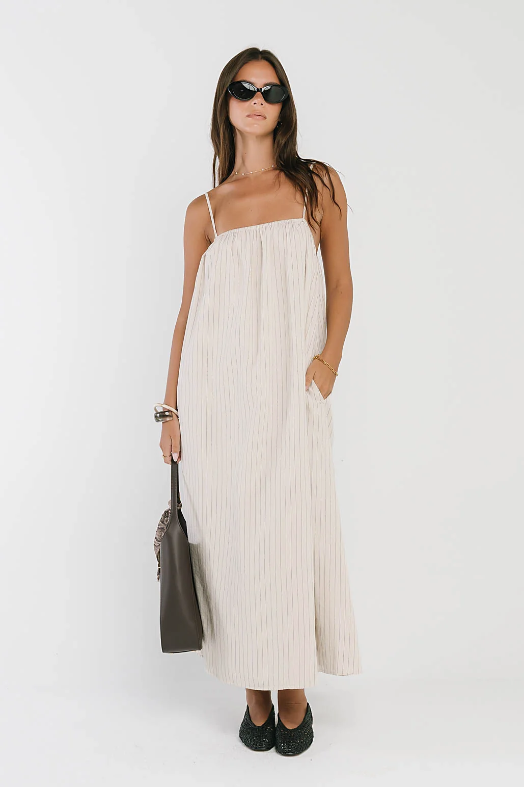 Lorraine Linen Maxi Dress