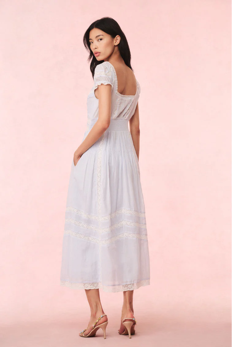 Suvi Cotton Midi Dress - luluinthesky