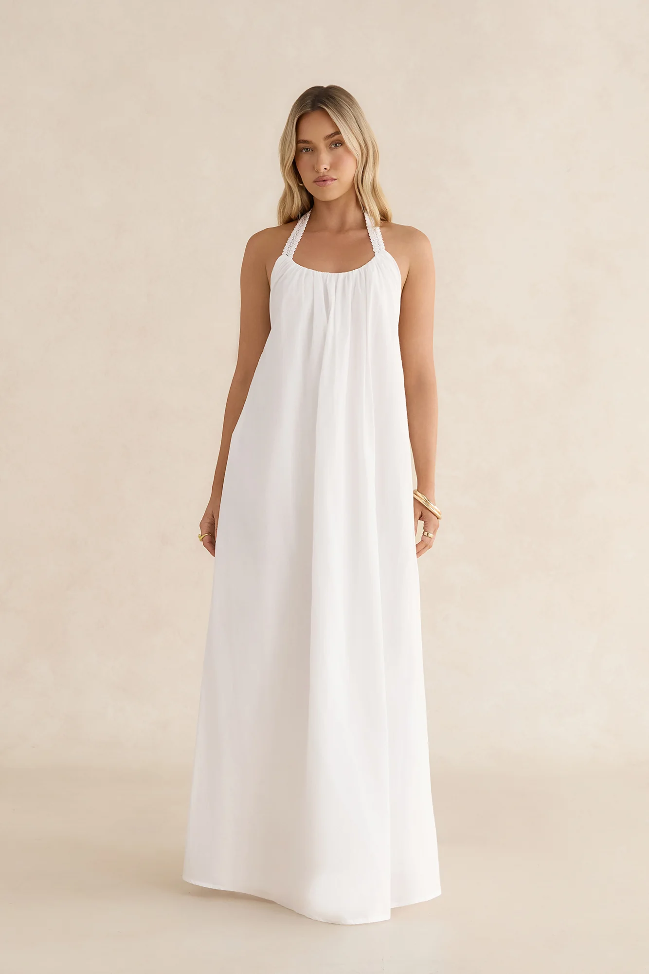 Valencia Maxi Dress White