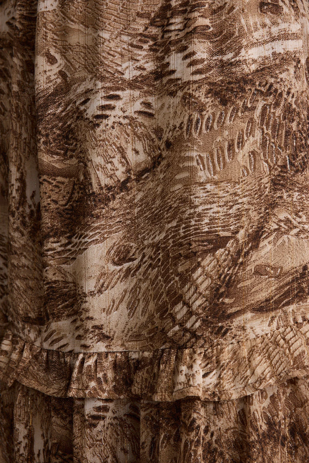 Sundance Mocha Printed Maxi Dress