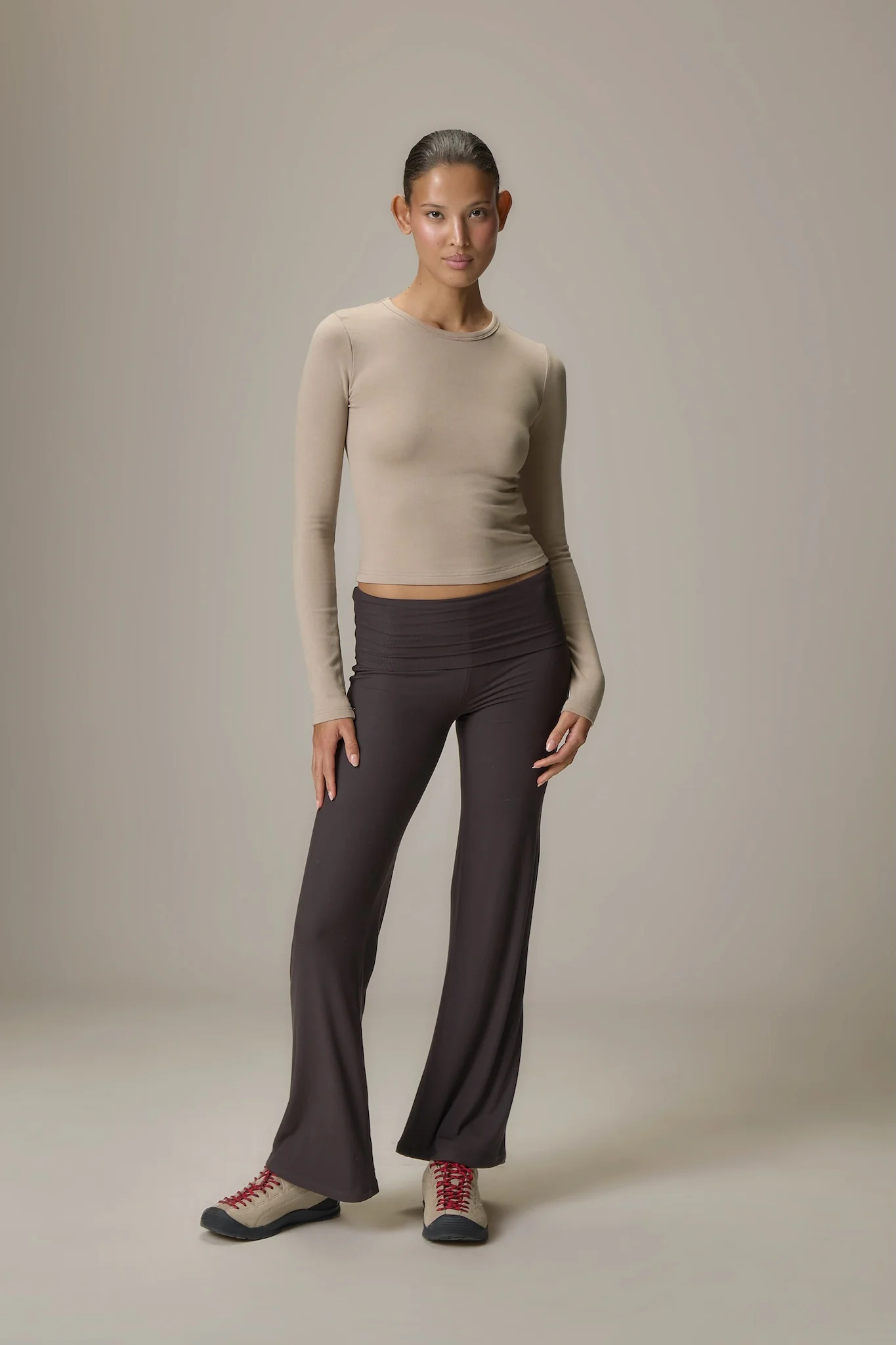Seekers Base Long Sleeve in Beige