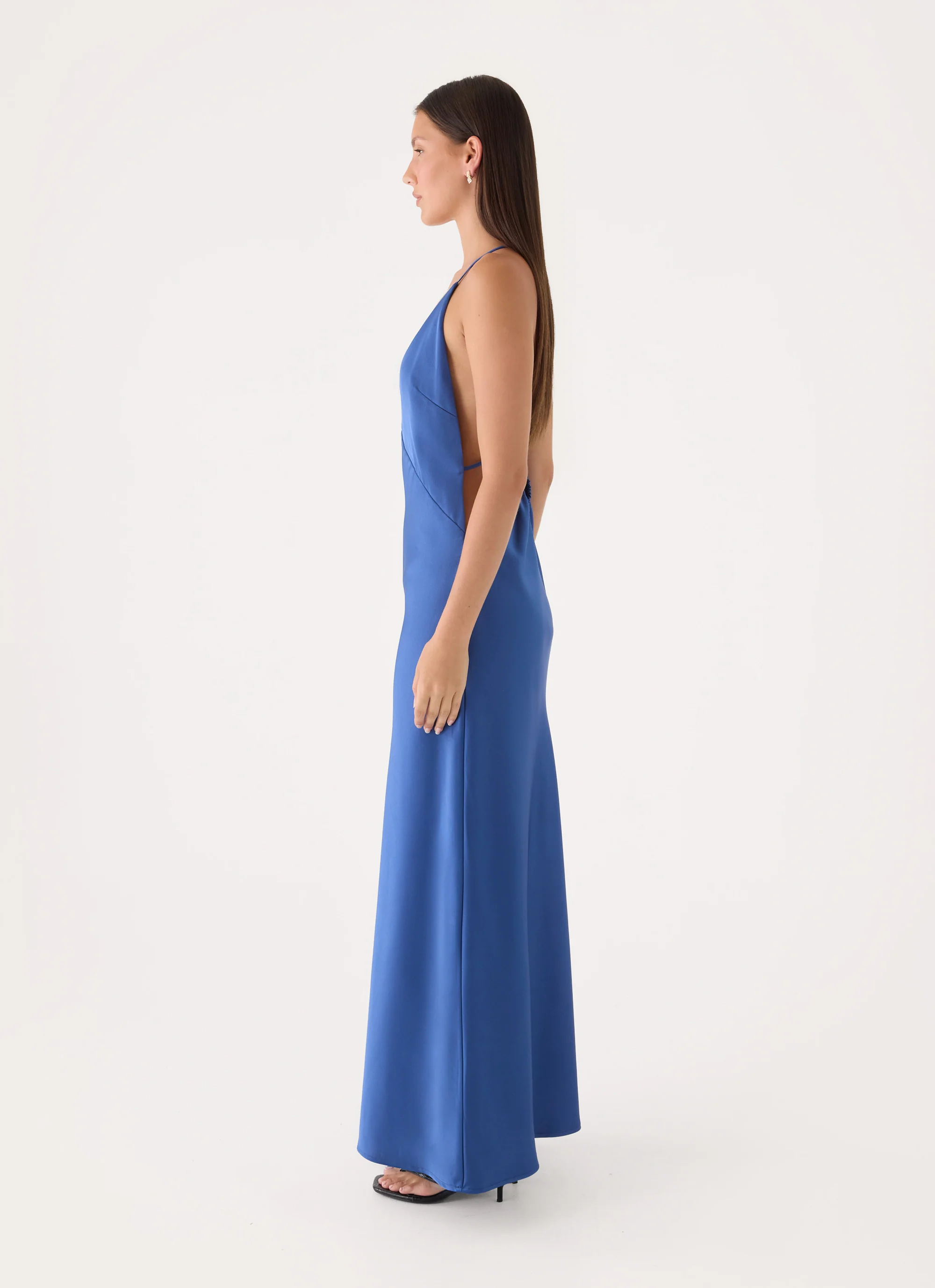 Esmeray Maxi Dress - Navy - FASHION NOB