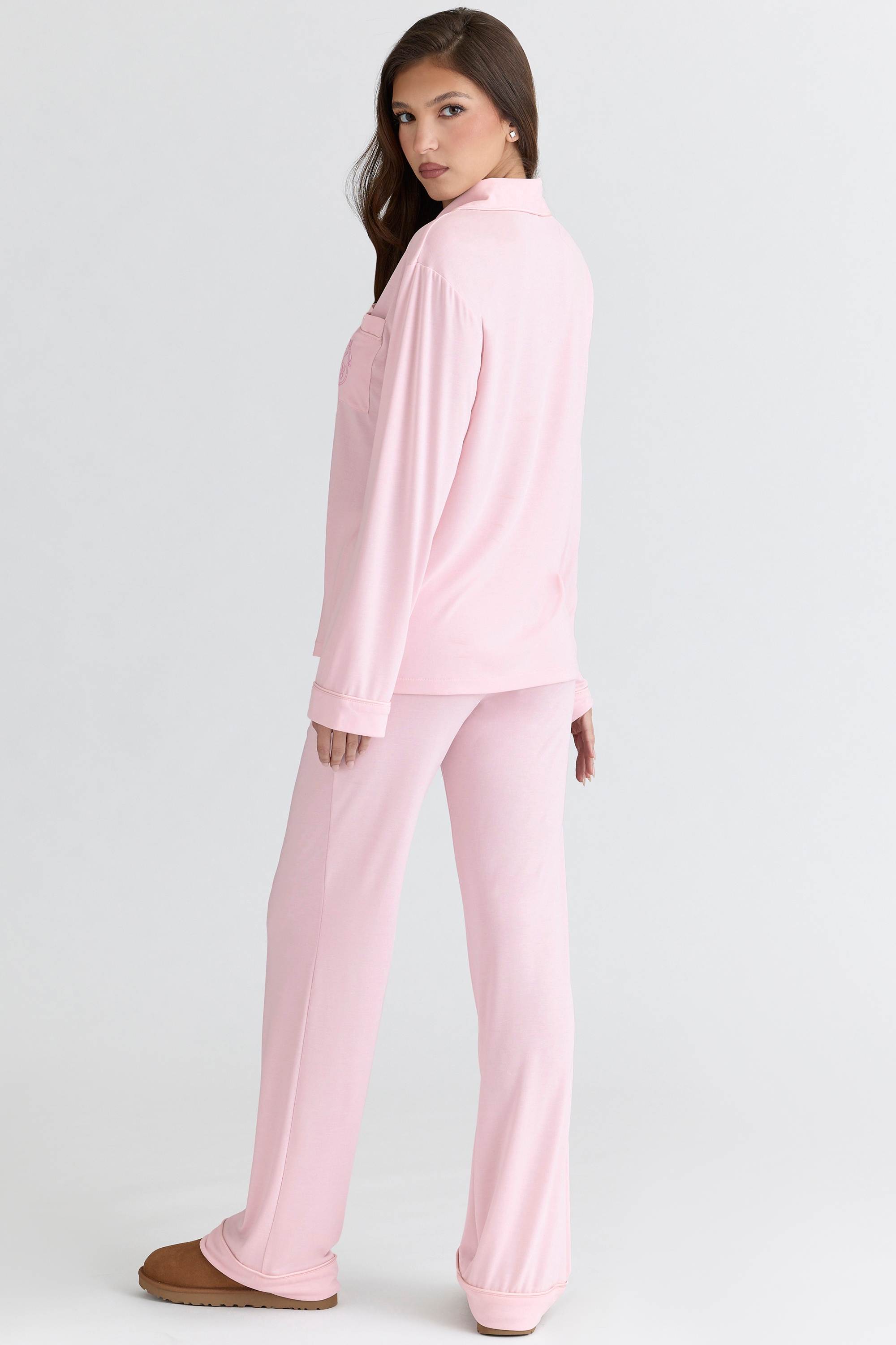 Pink Soft Modal Pajama Set