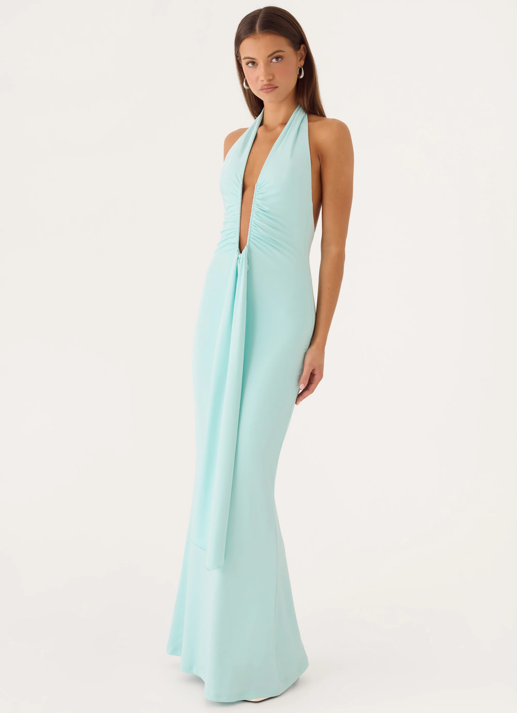 Emiliana Maxi Dress - Aqua