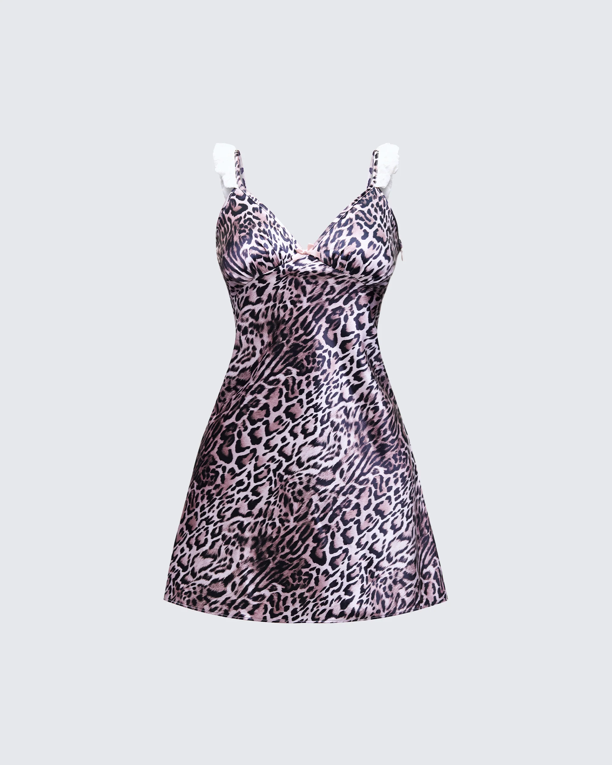 Tara Brown Printed Satin Mini Dress