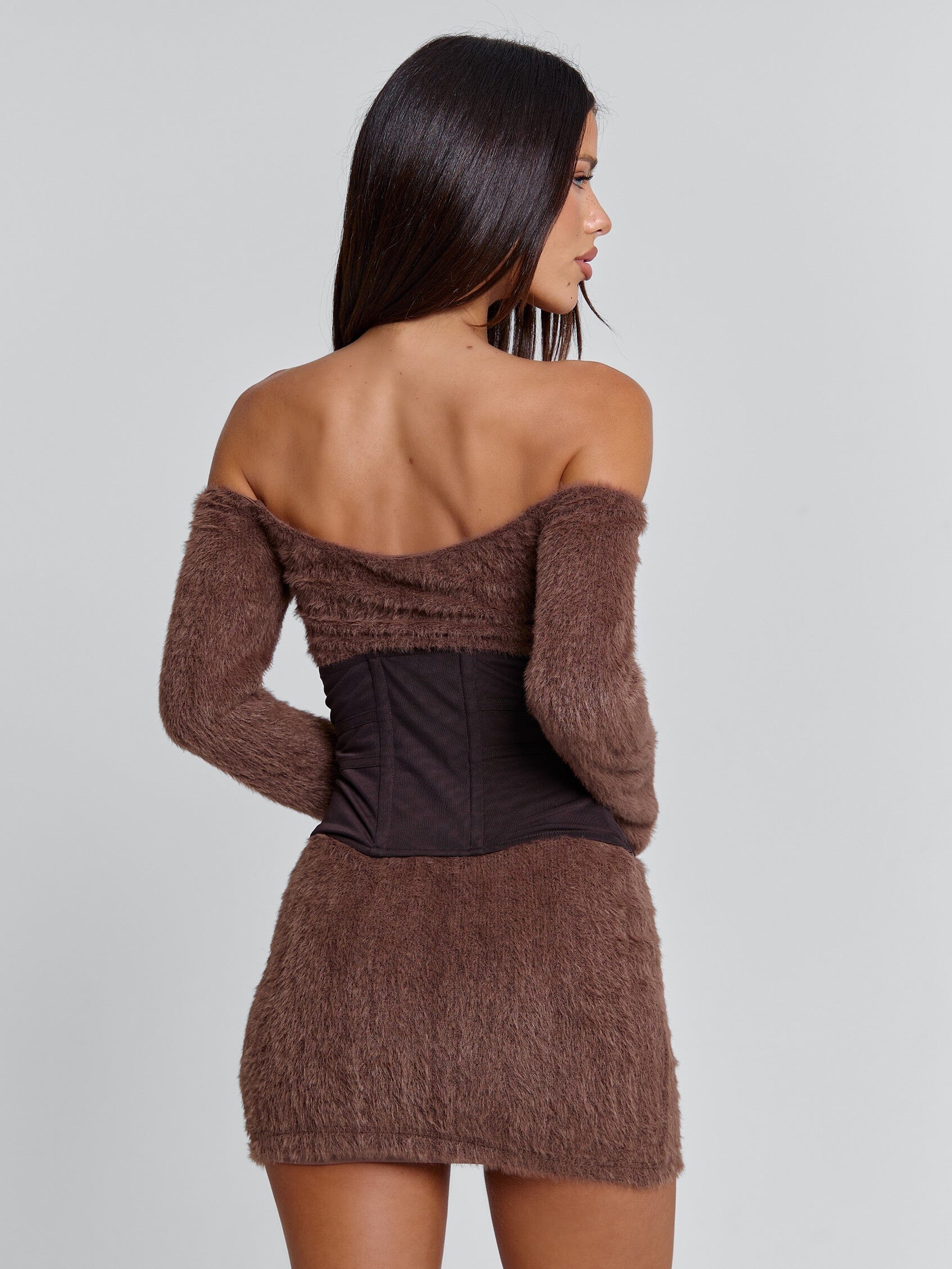 Juno-Mini-Dress-Brown
