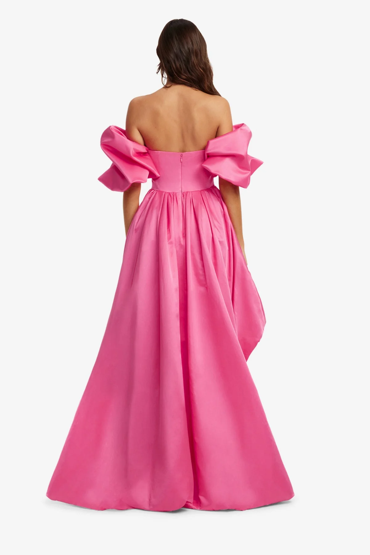 Myriam Voluminous Gown - Fuchsia